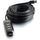 C2g 12m USB 2.0 A Male to A Female 4-Port Active Extension Cable - 39.37 ft USB Data Transfer Cable - First End: 1 x Type A Male USB - Second End: 4 x Type A Female USB - Extension Cable - Black - RoHS Compliance 38990
