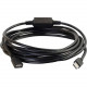 C2g 16ft USB A Male to Female Active Extension Cable - Plenum, CMP-Rated - 16 ft USB Data Transfer Cable - First End: 1 x Type A Male USB - Second End: 1 x Type A Female USB - Extension Cable - Black 39010