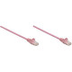 Intellinet Network Solutions Cat6 UTP Network Patch Cable, 100 ft (30 m), Pink - RJ45 Male / RJ45 Male 392846