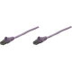 Intellinet Network Solutions Cat6 UTP Network Patch Cable, 1 ft (0.3 m), Purple - RJ45 Male / RJ45 Male 393102