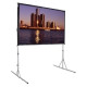 Da-Lite Fast-Fold Deluxe Projection Screen - 193.4" - 16:9 - 96" x 168" - Da-Tex - GREENGUARD, TAA Compliance 39311HD