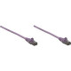Intellinet Network Solutions Cat6 UTP Network Patch Cable, 7 ft (2.0 m), Purple - RJ45 Male / RJ45 Male 393140