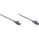 Intellinet Network Solutions Cat6 UTP Network Patch Cable, 10 ft (3.0 m), Purple - RJ45 Male / RJ45 Male 393157