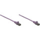 Intellinet Network Solutions Cat6 UTP Network Patch Cable, 14 ft (5.0 m), Purple - RJ45 Male / RJ45 Male 393164