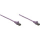 Intellinet Network Solutions Cat6 UTP Network Patch Cable, 50 ft (15.0 m), Purple - RJ45 Male / RJ45 Male 393188