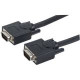 Manhattan SVGA Monitor Cable - 6 ft - Retail Blister - VGA for Monitor, Notebook, Video Device - 6 ft - 1 x HD-15 Male VGA - 1 x HD-15 Male VGA - Nickel Plated Connector - Gold Plated Contact - Shielding - Black 393775