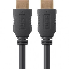 Monoprice Select Series High Speed HDMI Cable, 6ft Black - 6 ft HDMI A/V Cable for Audio/Video Device - First End: 1 x HDMI Male Audio/Video - Second End: 1 x HDMI Male Audio/Video - 1.28 GB/s - Supports up to 1080 - Gold Plated Connector - Black 3992