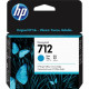 HP 712 Original Ink Cartridge - Cyan - Inkjet - 1 / Pack - TAA Compliance 3ED67A