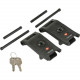 SKB TSA 2 Locking Latch Kit - Black 3I-TSA-2