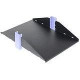 Rack Solution 3U, 2POST FIXED SHELF, BLACK, SOLID, FLANGES DOWN 300 LB WEIGHT CAPACITY WORKS O - TAA Compliance 3USHL-022FULL-29DS