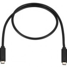 HP Thunderbolt Audio/Video/Data Transfer Cable - 2.30 ft Thunderbolt AV/Data Transfer Cable for Notebook - USB Type C Male Thunderbolt - USB Type C Male Thunderbolt 3XB94AA