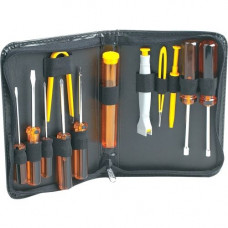 Manhattan 13 Piece Computer Tool Kit - Ideal for all types of peripheral and component installation, routine computer maintenance and general repair 400077