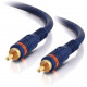C2g 1.5ft Velocity S/PDIF Digital Audio Coax Cable - RCA Male - RCA Male - 1.5ft - Blue - RoHS Compliance 40008