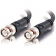 C2g 12ft 75 Ohm BNC Cable - BNC Male - BNC Male - 12ft - Black 40027