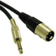 C2g 6ft Pro-Audio XLR Male to 1/4in Male Cable - XLR Male - Phono Male - 6ft - Black 40035