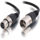 C2g 25ft Pro-Audio XLR Male to XLR Female Cable - XLR Male - XLR Female - 25ft - Black 40061