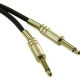 C2g 50ft Pro-Audio 1/4in Male to 1/4in Male Cable - Phono Male - Phono Male - 50ft - Black 40068