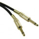 C2g 12ft Pro-Audio 1/4in Male to 1/4in Male Cable - Male Audio - Male Audio - 12ft - Black 40066