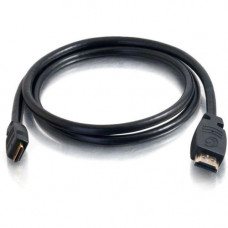 C2g 1m Velocity High Speed HDMI to Mini HDMI Cable - Ethernet - 4K 60Hz (3ft) - 3.28 ft HDMI A/V Cable for Audio/Video Device, Cellular Phone, Tablet PC, Smartphone - First End: 1 x HDMI Male Digital Audio/Video - Second End: 1 x Mini HDMI Male Digital Au