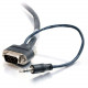 C2g 40175 Audido/Video Cable - 15 ft A/V Cable - Male VGA, Mini-phone Male Audio - Male VGA, Mini-phone Male Audio 40175