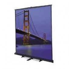 Da-Lite Floor Model C Portable Projection Screen - 108" x 108" - Matte White - 153" Diagonal - TAA Compliance 40263