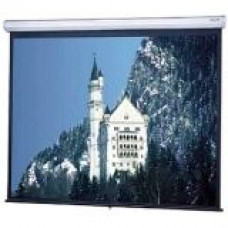 Da-Lite Model C Manual Wall and Ceiling Projection Screen - 70" x 70" - Matte White - 99" Diagonal - TAA Compliance 75851