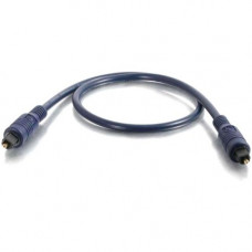 C2g 2m Velocity TOSLINK Optical Digital Cable - Toslink - Toslink - 6.56ft - Blue 40391