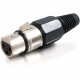 C2g XLR Female Inline Connector - XLR - TAA Compliance 40659