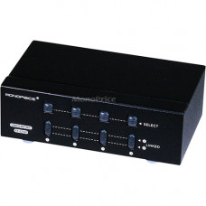 Monoprice 2X4 SVGA VGA MATRIX Switcher Splitter Amplifier Multiplier 250MHz - 1920 x 1440 - 2 x 4 - Display4 x VGA Out 4084