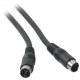 C2g 12ft Value Series S-Video Cable - mini-DIN Male - mini-DIN Male - 12ft - Black 40916