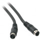C2g 50ft Value Series S-Video Cable - mini-DIN Male - mini-DIN Male - 50ft - Black - RoHS Compliance 40918