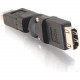 C2g HDMI Adapter - 360&deg; Rotating Adapter - F/F - 1 x HDMI Female Digital Audio/Video - 1 x HDMI Female Digital Audio/Video - Black 40929