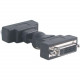 C2g 360&deg; Rotating DVI Female to DVI Female Adapter - 1 x DVI-A Female Video - 1 x DVI-A Female Video - Black 40936