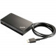 Lenovo ThinkPad Onelink+ Dock - for Notebook - USB 3.0 - 6 x USB Ports - 2 x USB 2.0 - 4 x USB 3.0 - Network (RJ-45) - VGA - DisplayPort - Microphone - Wired 40A40090US
