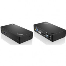 Lenovo ThinkPad USB 3.0 Pro Dock-US - for Notebook/Tablet PC - USB 3.0 - 2 x USB 2.0 - 3 x USB 3.0 - Network (RJ-45) - Microphone - Wired 40A70045US