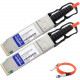 AddOn Brocade Compatible TAA Compliant 40GBase-AOC QSFP+ to QSFP+ Direct Attach Cable (850nm, MMF, 15m) - 100% compatible and guaranteed to work - TAA Compliance 40G-QSFP-QSFP-AOC-15M-AO