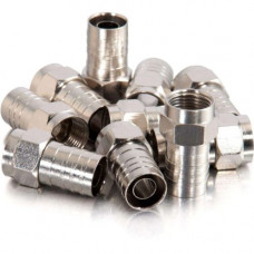 C2g RG6 Hex Crimp F-Type Connector - 20pk - F Connector - TAA Compliance 41084