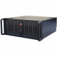 CRU RAX845DC-XJ Hard Drive Carrier Frame - 4U Rack-mountable - Black - 8 x Total Bay - 6Gb/s SAS, Serial ATA/600 - Mini-SAS - Metal - Cooling Fan 41410-1199-0000