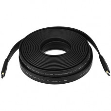 Monoprice 35ft 24AWG CL2 Flat Standard HDMI Cable - Black - 35 ft HDMI A/V Cable for Audio/Video Device - Black 4164