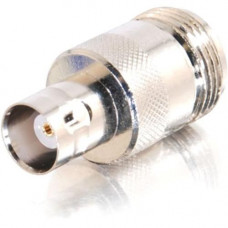 C2g BNC Female to N-Female Wi-Fi Adapter - 1 x BNC Female - 1 x N-Type Female Antenna - Silver 42215