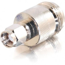 C2g RP-SMA Male to N-Female Wi-Fi Adapter - 1 x RP-SMA Male Antenna - 1 x N-Type Female Antenna - Silver 42219