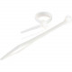 C2g 4in Cable Ties - White - 100pk - Natural - 100 Pack - TAA Compliance 43032