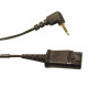 Plantronics Telephone Cable - Sub-mini phone Male - Male Proprietary - 18" - TAA Compliance 43038-01