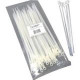 C2g 8in Screw-Mountable Cable Ties - 50pk - Natural - 50 Pack - RoHS, TAA Compliance 43041