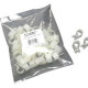 C2g .5in Nylon Cable Clamp - 50pk - Natural - 50 Pack - Nylon - TAA Compliance 43050