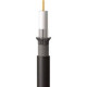 C2g 500ft RG6/U Dual Shield In-Wall Coaxial Cable - Black - Bare Wire - 500ft - Black 43061