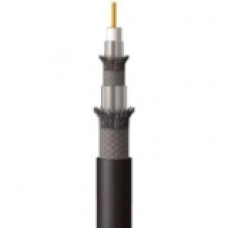 C2g 1000ft RG6/U Quad Shield In-Wall Coaxial Cable - 1000ft - Black 43065