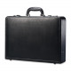 Samsonite Carrying Case (Attach&eacute;) Document - Black - Leather - Handle - 13" Height x 17.9" Width x 4.3" Depth 43115-1041