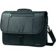Samsonite Classic 43270-1041 Carrying Case (Briefcase) for 15.6" to 17" Notebook - Black - Ballistic Fabric, Ballistic Nylon - Handle, Shoulder Strap - 12" Height x 17" Width x 5.5" Depth 43270-1041