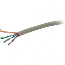 C2g Cat.5e UTP Network Cable - 1000 ft Category 5e Network Cable for Network Device - Bare Wire - Bare Wire - 24 AWG - Gray - TAA Compliance 43400